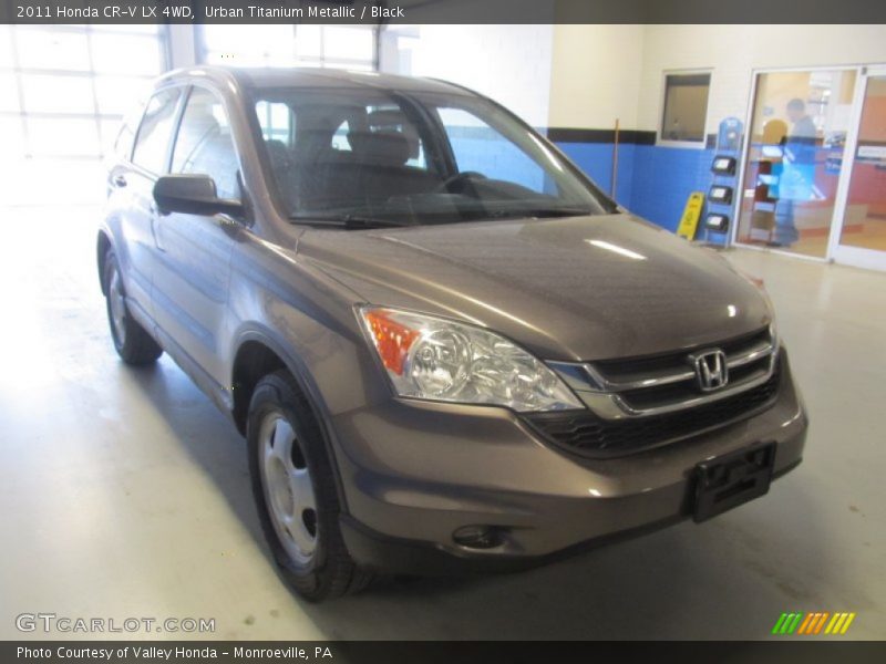 Urban Titanium Metallic / Black 2011 Honda CR-V LX 4WD