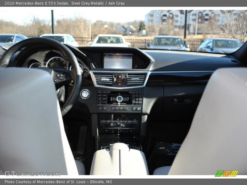 Steel Grey Metallic / Ash Gray 2010 Mercedes-Benz E 550 Sedan