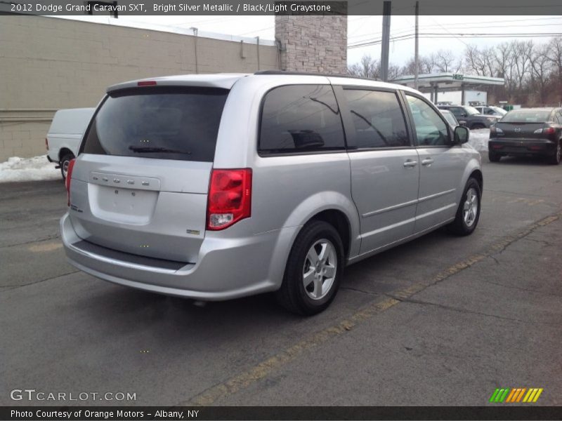 Bright Silver Metallic / Black/Light Graystone 2012 Dodge Grand Caravan SXT