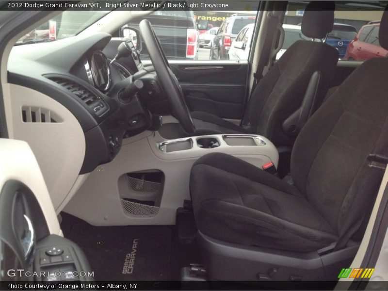 Bright Silver Metallic / Black/Light Graystone 2012 Dodge Grand Caravan SXT