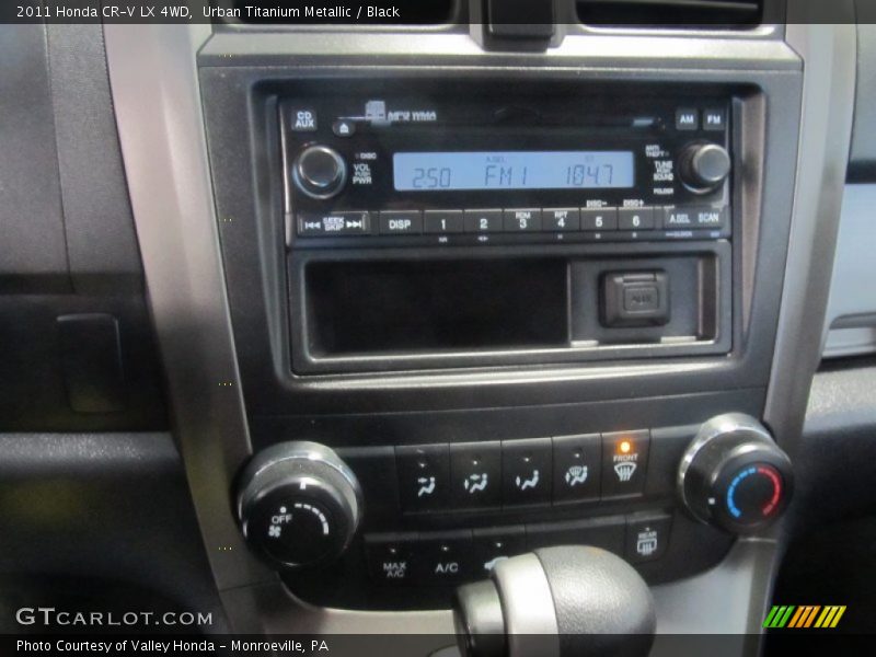 Urban Titanium Metallic / Black 2011 Honda CR-V LX 4WD