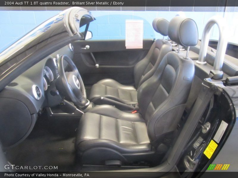 Brilliant Silver Metallic / Ebony 2004 Audi TT 1.8T quattro Roadster