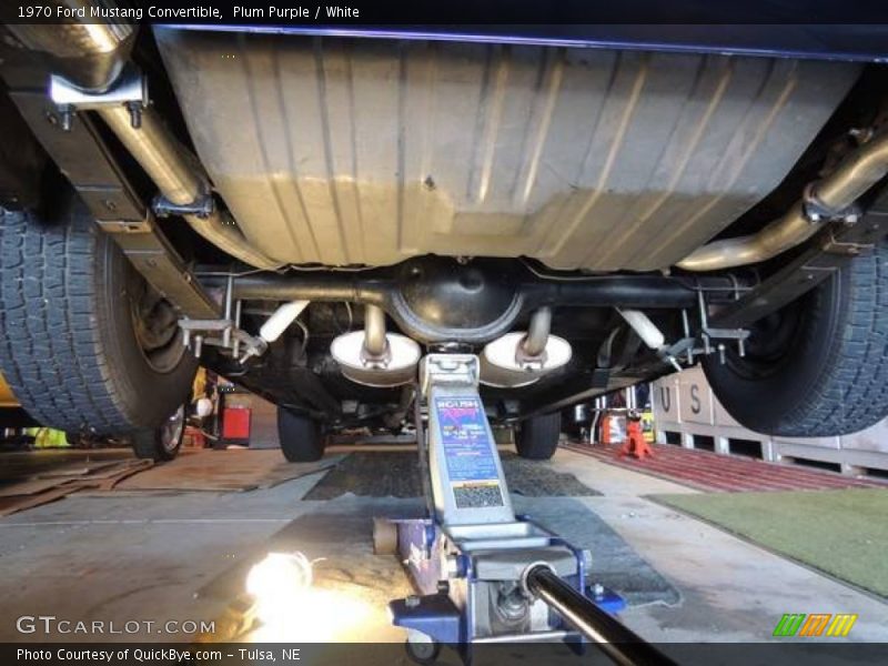 Undercarriage of 1970 Mustang Convertible