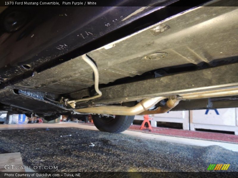 Plum Purple / White 1970 Ford Mustang Convertible