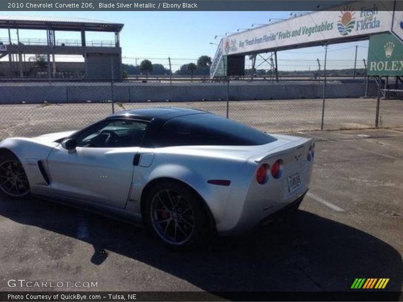 Blade Silver Metallic / Ebony Black 2010 Chevrolet Corvette Z06