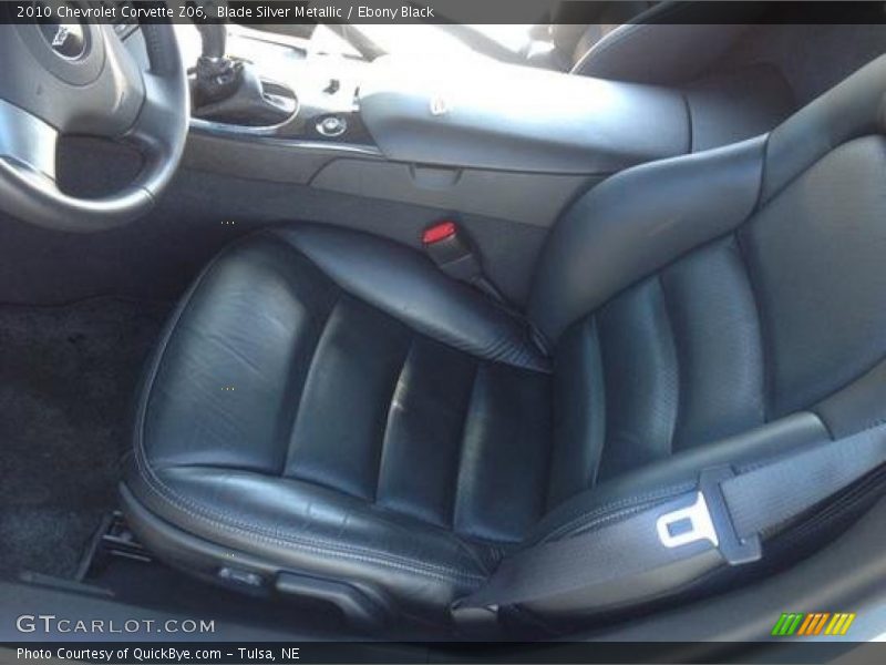 Front Seat of 2010 Corvette Z06