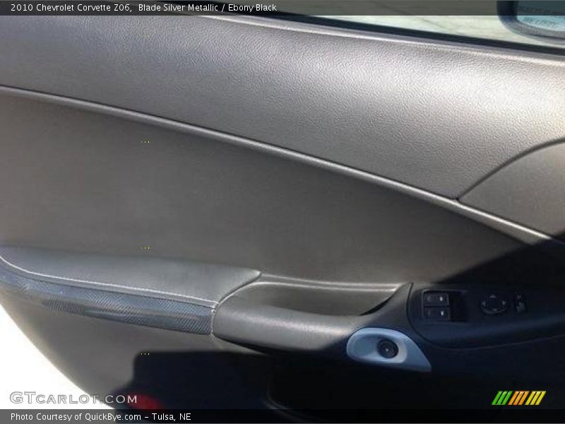 Blade Silver Metallic / Ebony Black 2010 Chevrolet Corvette Z06