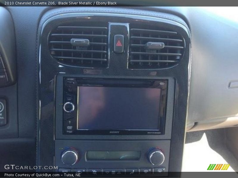 Blade Silver Metallic / Ebony Black 2010 Chevrolet Corvette Z06