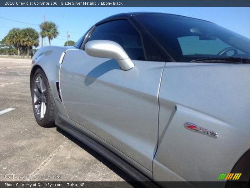 Blade Silver Metallic / Ebony Black 2010 Chevrolet Corvette Z06