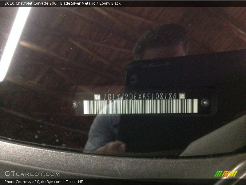 Blade Silver Metallic / Ebony Black 2010 Chevrolet Corvette Z06