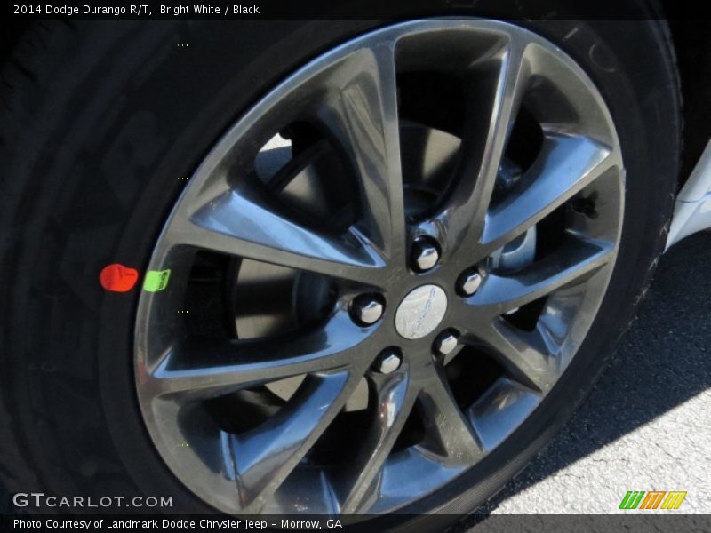 Bright White / Black 2014 Dodge Durango R/T