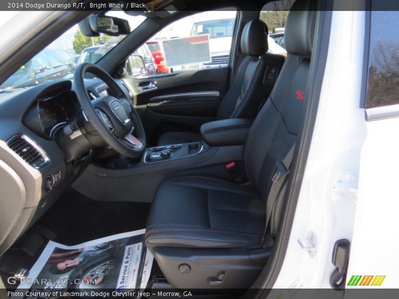 Bright White / Black 2014 Dodge Durango R/T