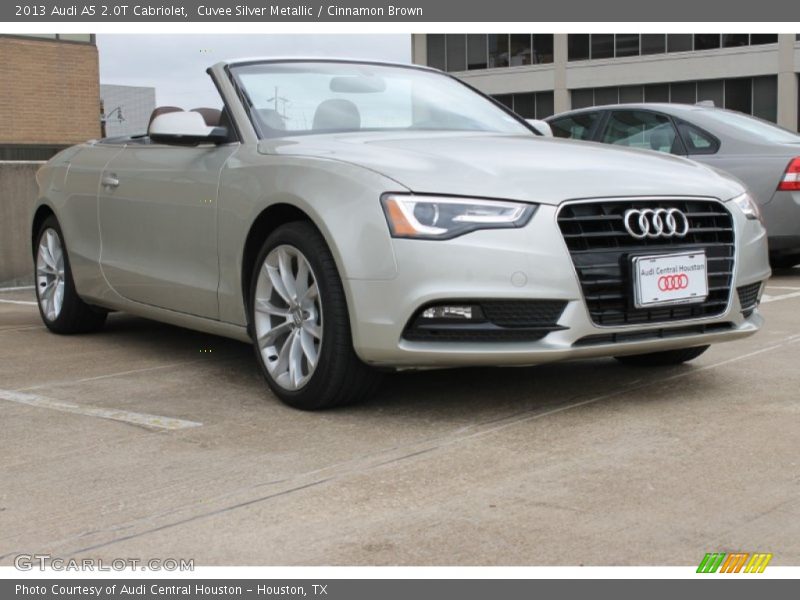 Cuvee Silver Metallic / Cinnamon Brown 2013 Audi A5 2.0T Cabriolet