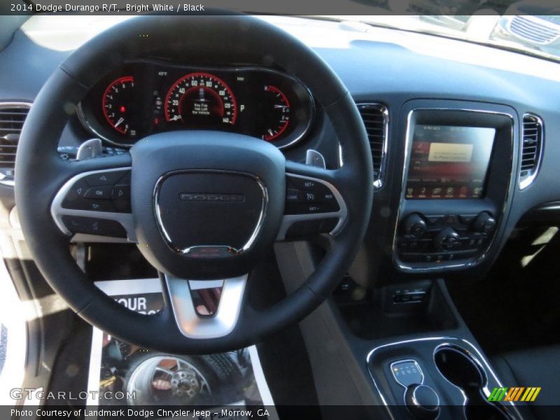 Bright White / Black 2014 Dodge Durango R/T