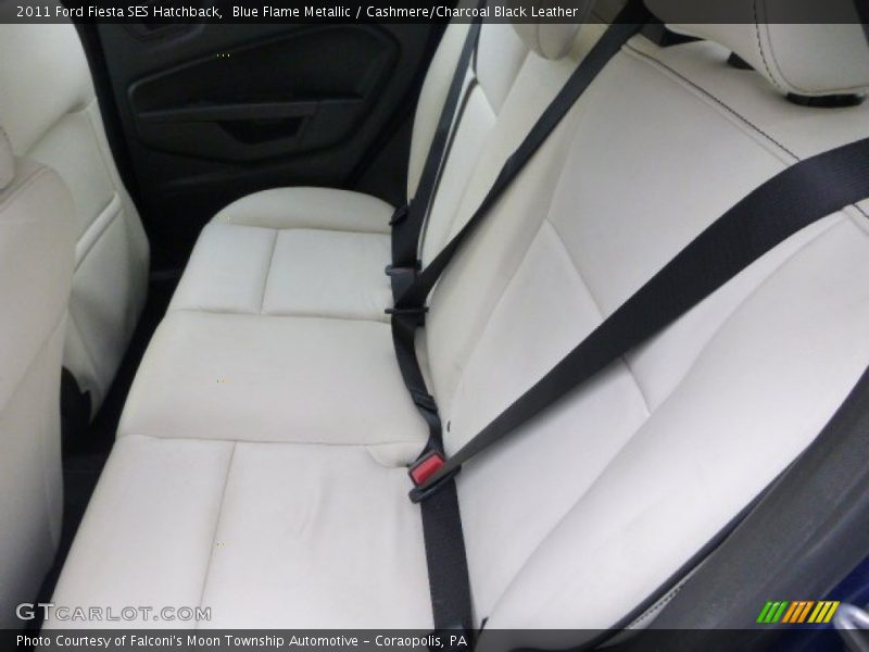 Blue Flame Metallic / Cashmere/Charcoal Black Leather 2011 Ford Fiesta SES Hatchback