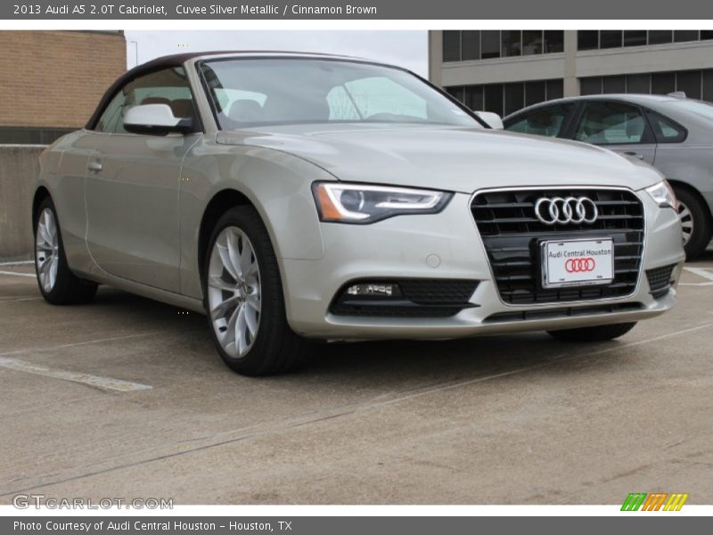 Cuvee Silver Metallic / Cinnamon Brown 2013 Audi A5 2.0T Cabriolet
