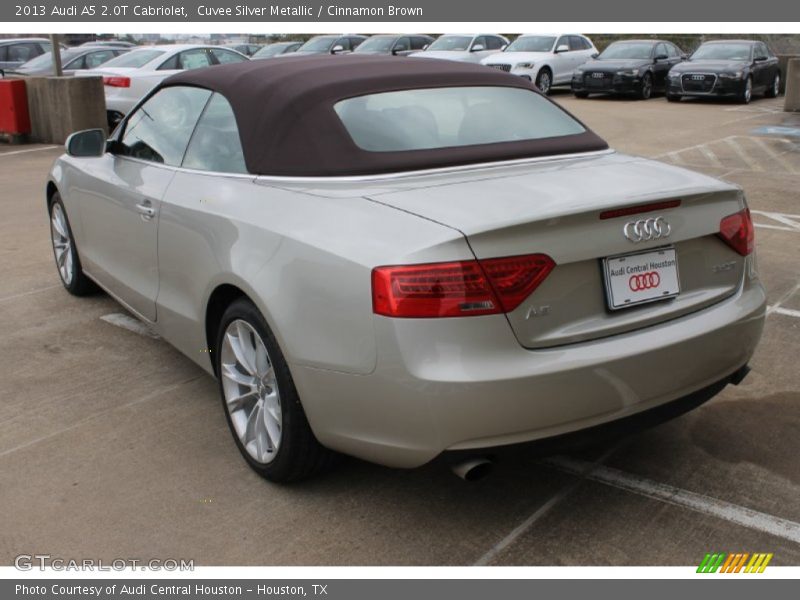 Cuvee Silver Metallic / Cinnamon Brown 2013 Audi A5 2.0T Cabriolet