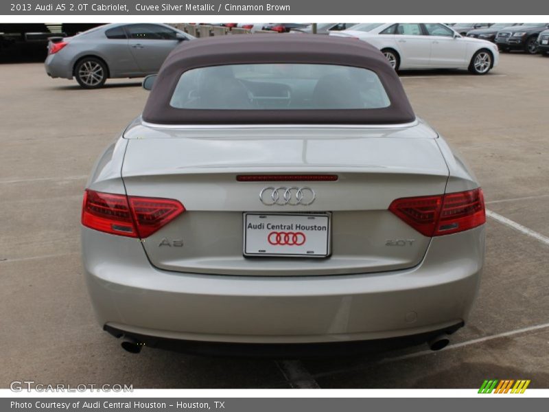 Cuvee Silver Metallic / Cinnamon Brown 2013 Audi A5 2.0T Cabriolet