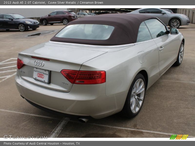 Cuvee Silver Metallic / Cinnamon Brown 2013 Audi A5 2.0T Cabriolet