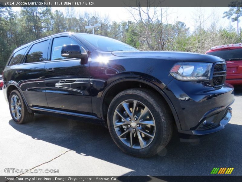 True Blue Pearl / Black 2014 Dodge Durango R/T