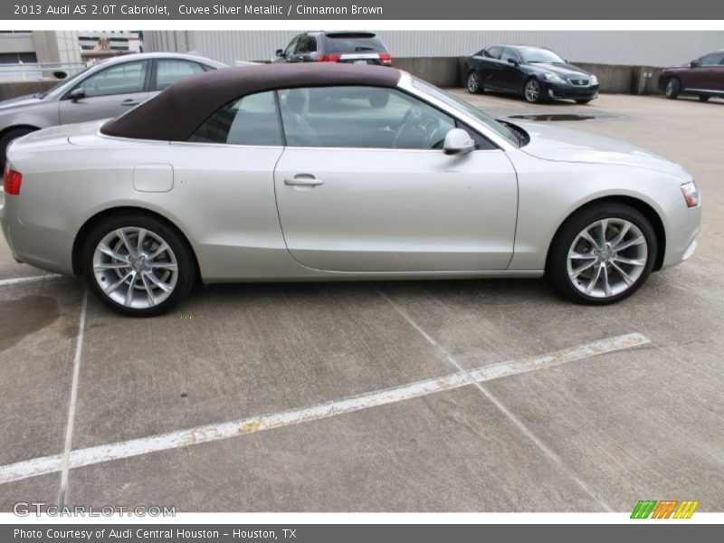 Cuvee Silver Metallic / Cinnamon Brown 2013 Audi A5 2.0T Cabriolet