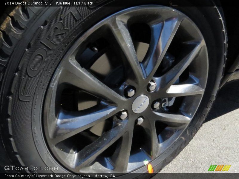 True Blue Pearl / Black 2014 Dodge Durango R/T