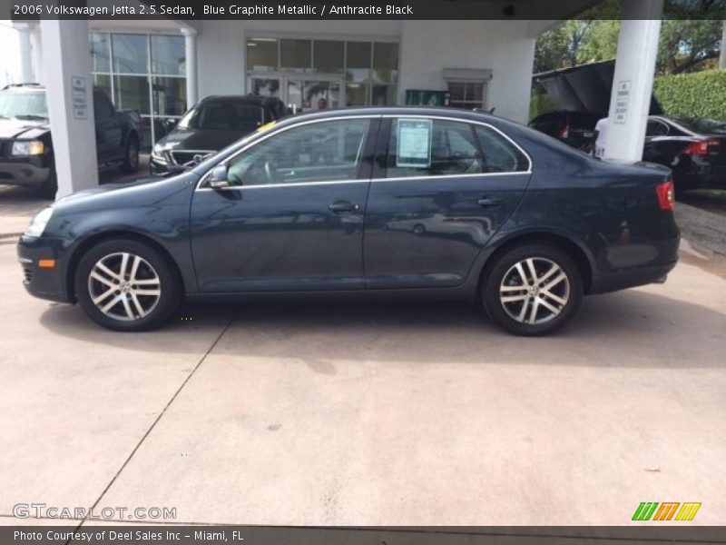 Blue Graphite Metallic / Anthracite Black 2006 Volkswagen Jetta 2.5 Sedan