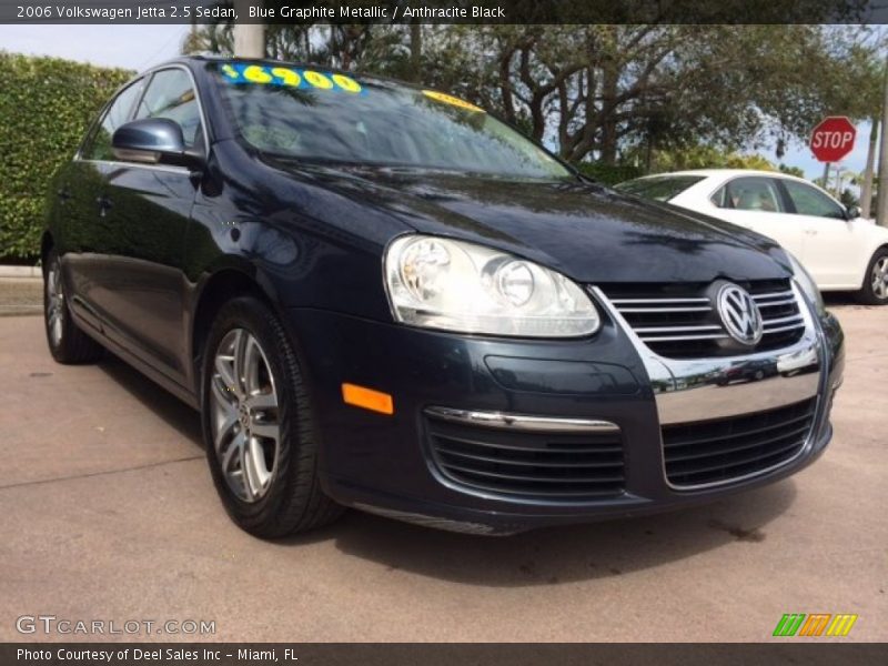 Blue Graphite Metallic / Anthracite Black 2006 Volkswagen Jetta 2.5 Sedan