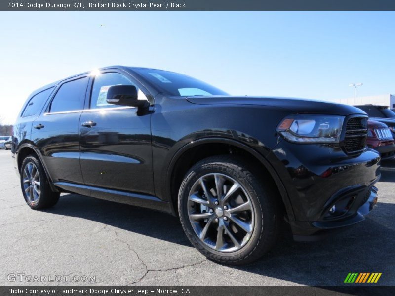 Brilliant Black Crystal Pearl / Black 2014 Dodge Durango R/T