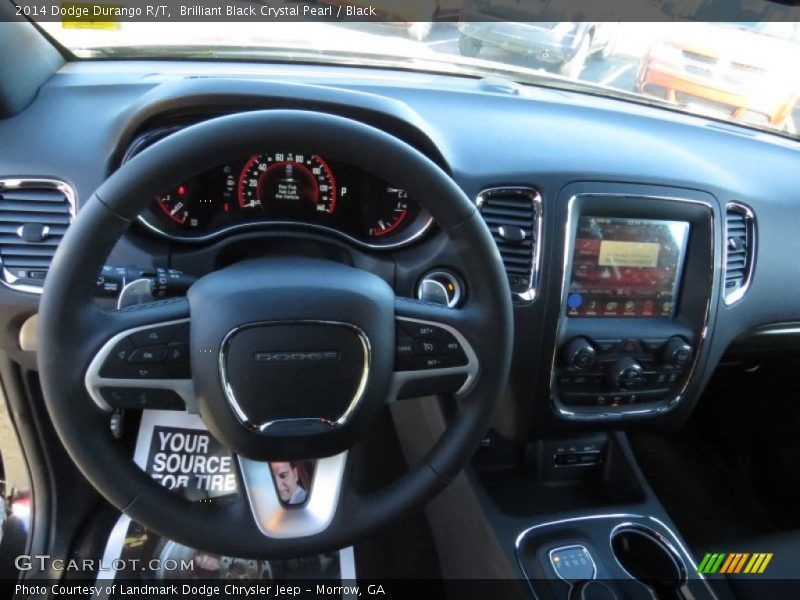 Brilliant Black Crystal Pearl / Black 2014 Dodge Durango R/T