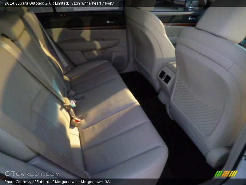 Satin White Pearl / Ivory 2014 Subaru Outback 3.6R Limited