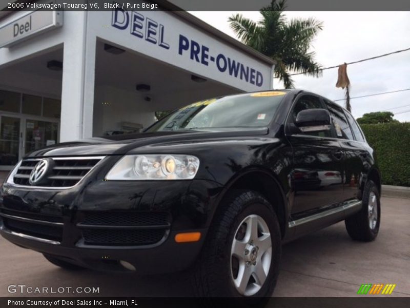 Black / Pure Beige 2006 Volkswagen Touareg V6