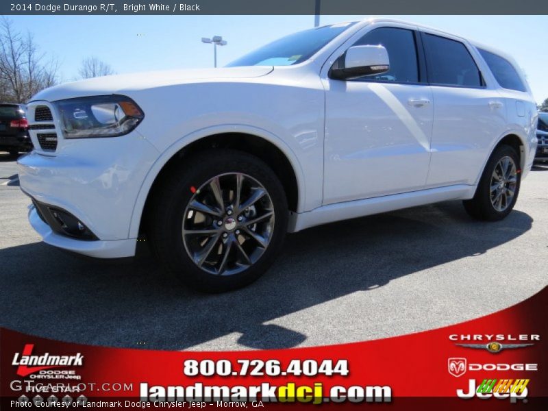 Bright White / Black 2014 Dodge Durango R/T