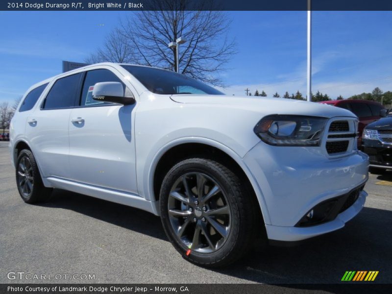 Bright White / Black 2014 Dodge Durango R/T
