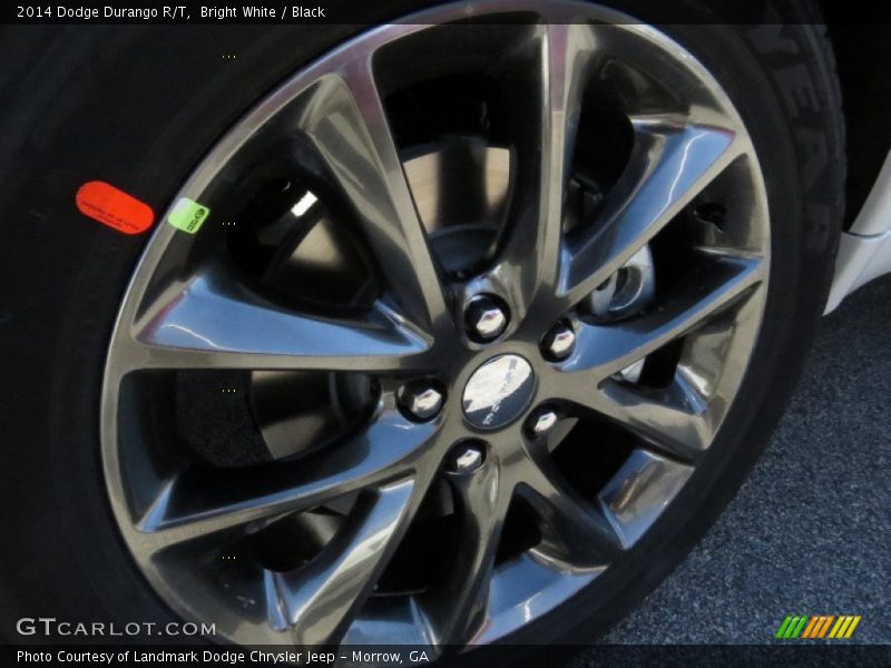 Bright White / Black 2014 Dodge Durango R/T
