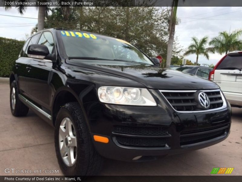 Black / Pure Beige 2006 Volkswagen Touareg V6