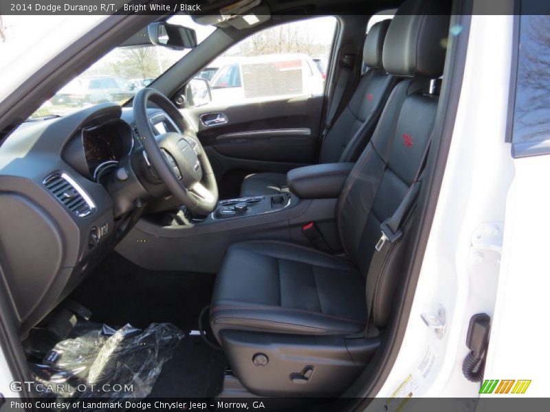 Bright White / Black 2014 Dodge Durango R/T