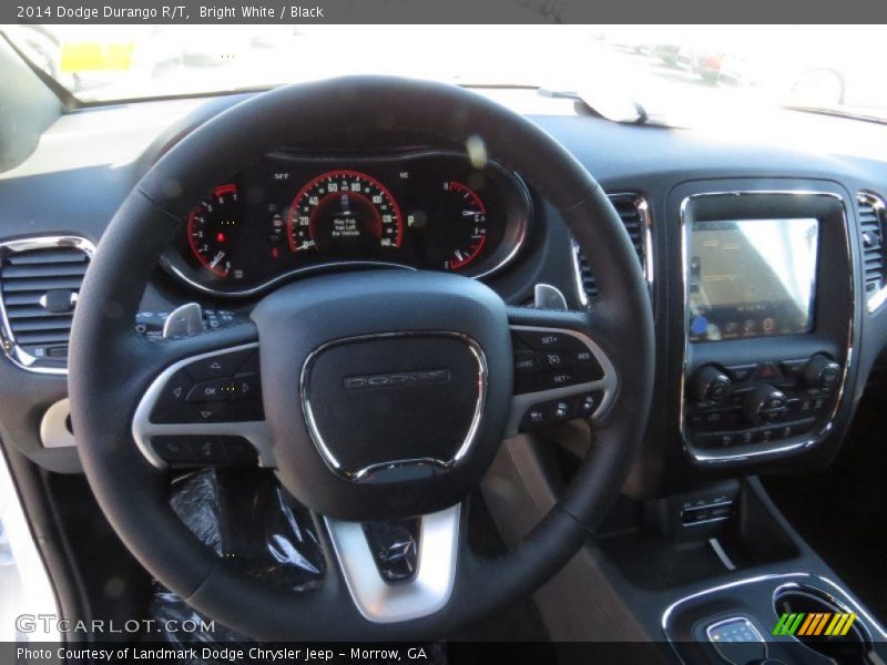 Bright White / Black 2014 Dodge Durango R/T