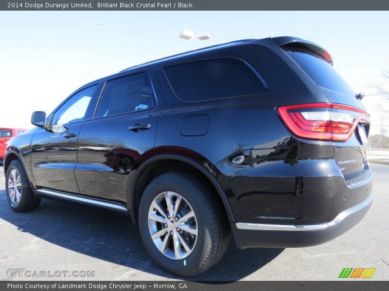 Brilliant Black Crystal Pearl / Black 2014 Dodge Durango Limited