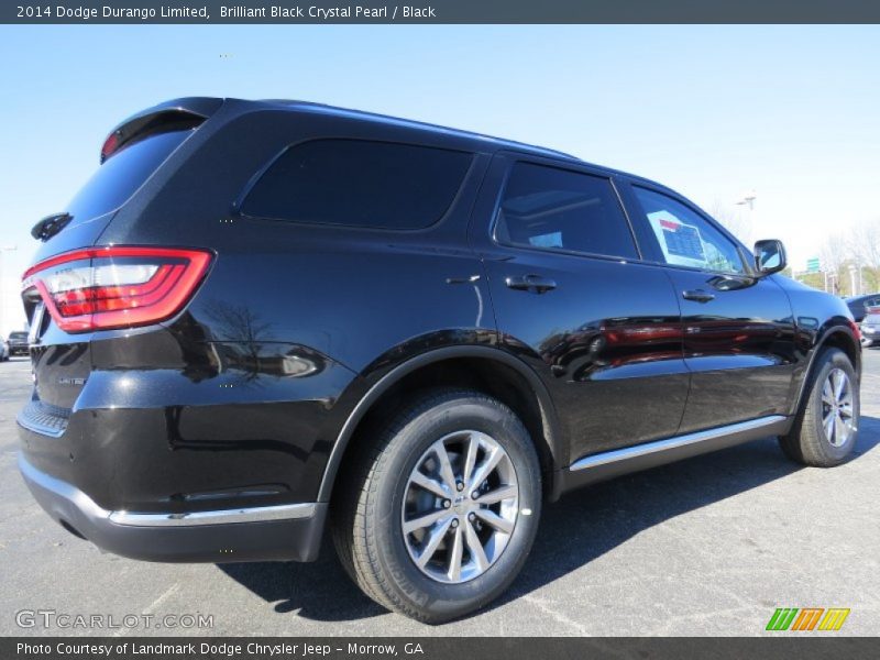 Brilliant Black Crystal Pearl / Black 2014 Dodge Durango Limited