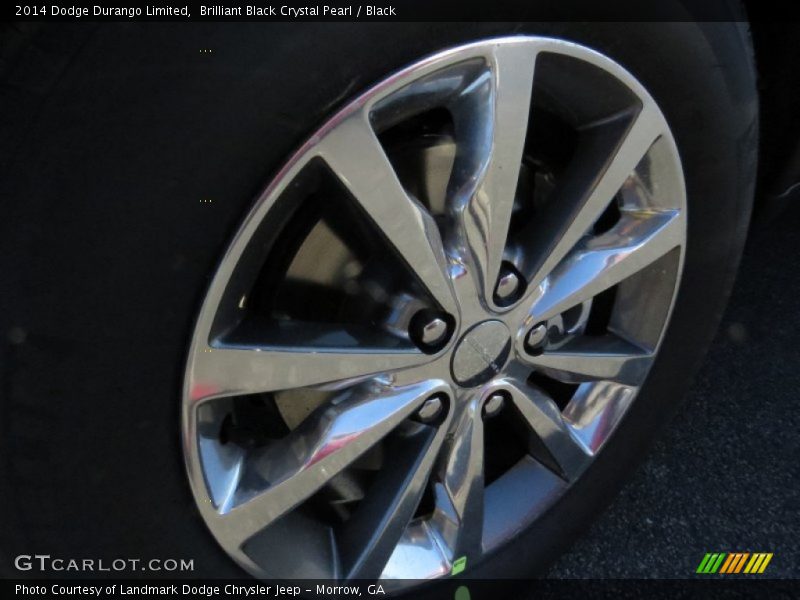 Brilliant Black Crystal Pearl / Black 2014 Dodge Durango Limited