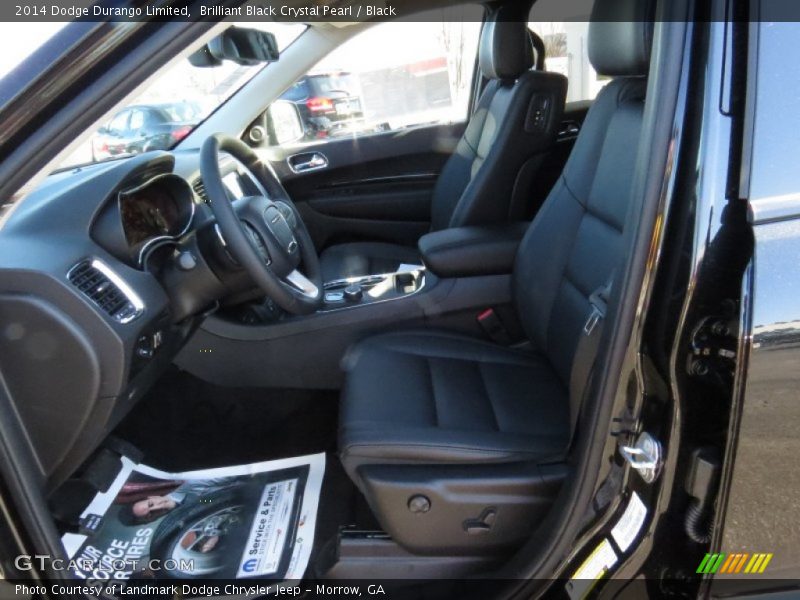 Brilliant Black Crystal Pearl / Black 2014 Dodge Durango Limited