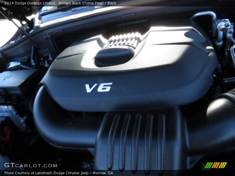 Brilliant Black Crystal Pearl / Black 2014 Dodge Durango Limited