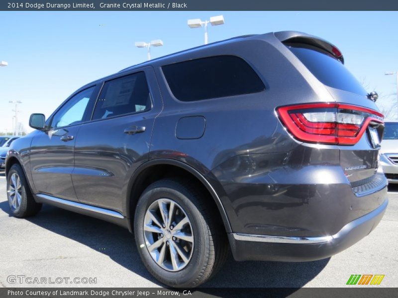 Granite Crystal Metallic / Black 2014 Dodge Durango Limited