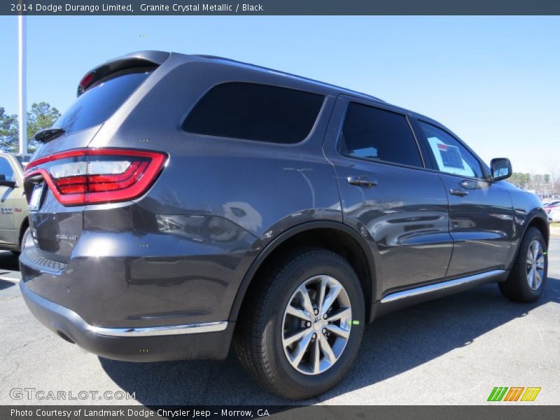 Granite Crystal Metallic / Black 2014 Dodge Durango Limited
