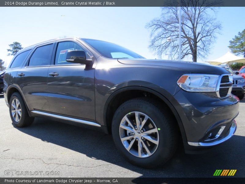 Granite Crystal Metallic / Black 2014 Dodge Durango Limited