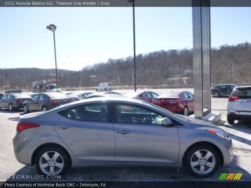 Titanium Gray Metallic / Gray 2012 Hyundai Elantra GLS