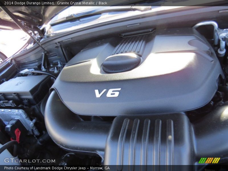 Granite Crystal Metallic / Black 2014 Dodge Durango Limited