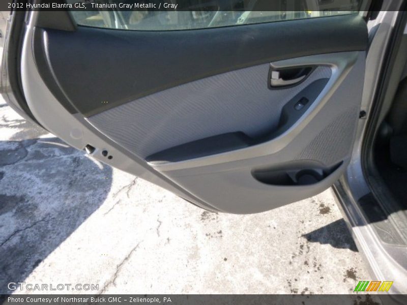 Titanium Gray Metallic / Gray 2012 Hyundai Elantra GLS