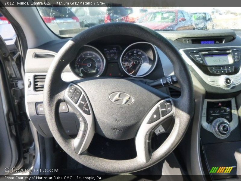 Titanium Gray Metallic / Gray 2012 Hyundai Elantra GLS